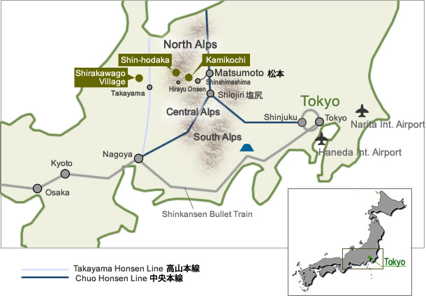 Image result for shirakawago map