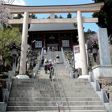 Torii Gate of Musashi Mitake-jinja Shrine