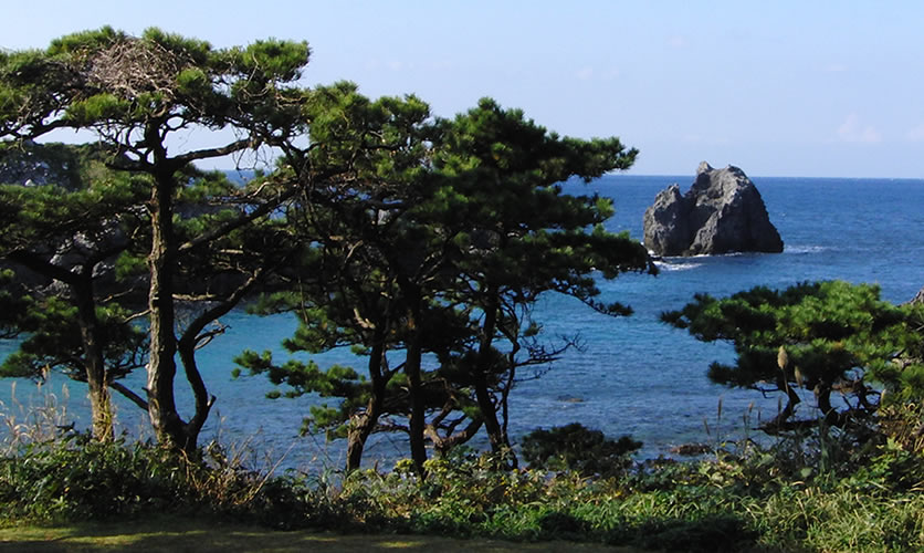 A view from Shikinejima