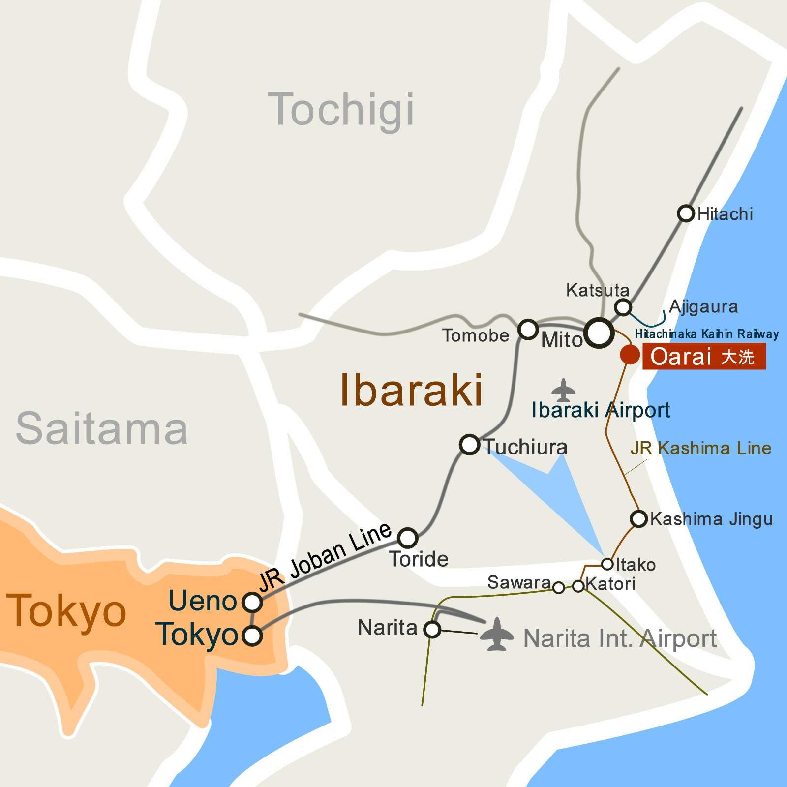 oarai location