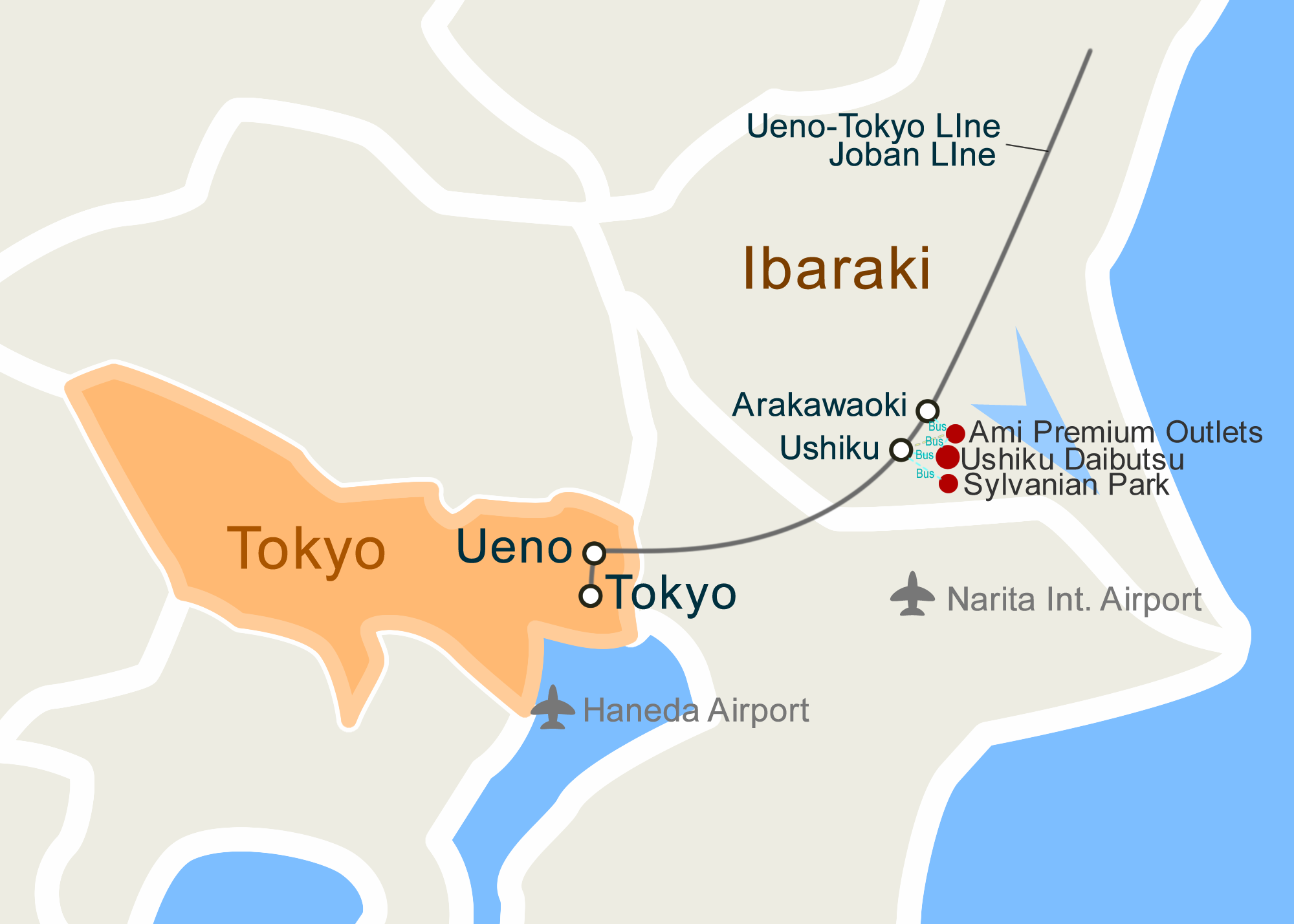 Ushiku Location